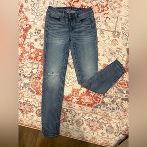 American Eagle Outfitters Men's Light Blue Skinny Jeans